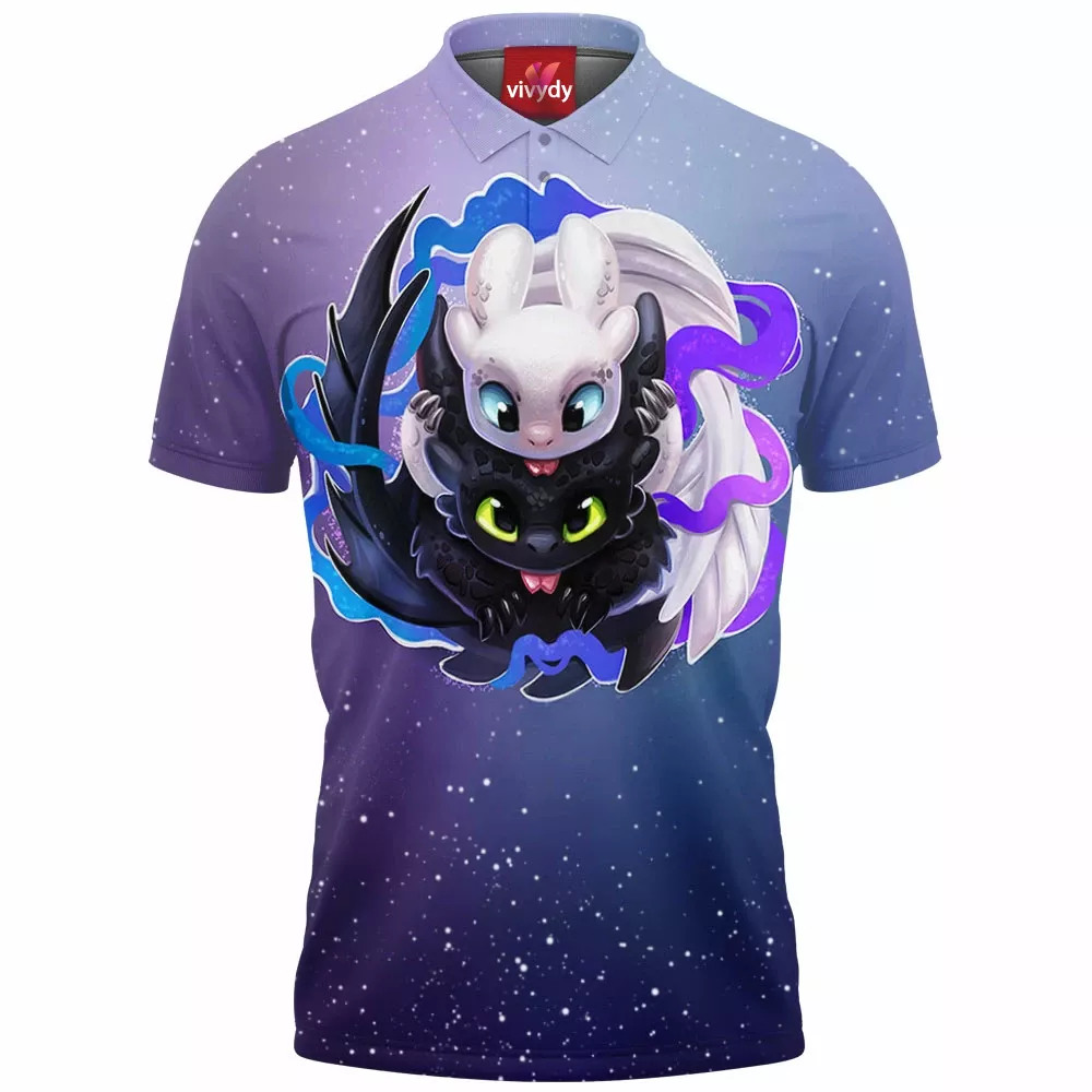 Night Light Fury Polo Shirt