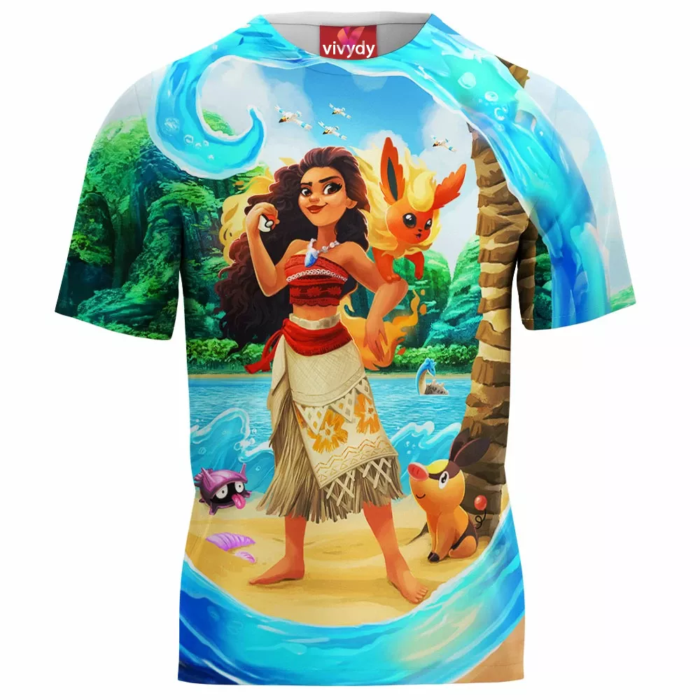 Moana And Flareon T-Shirt