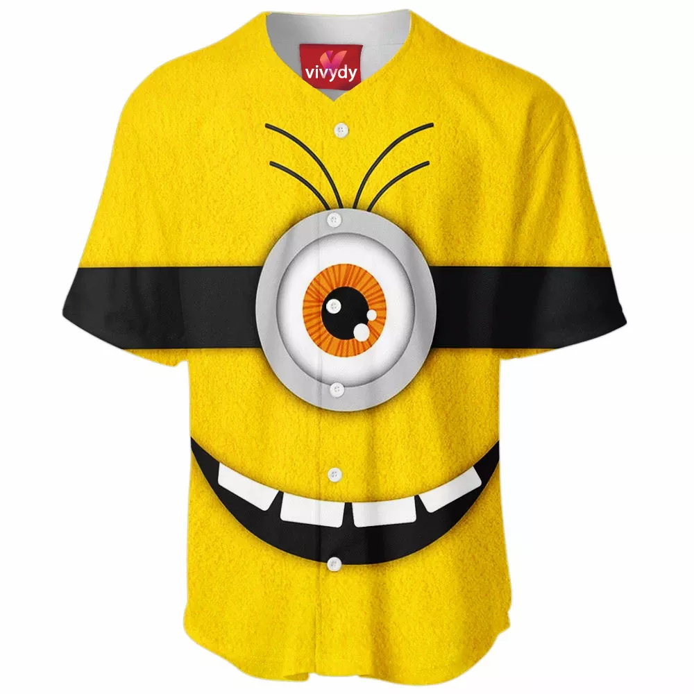 Happy Minion Baseball Jersey