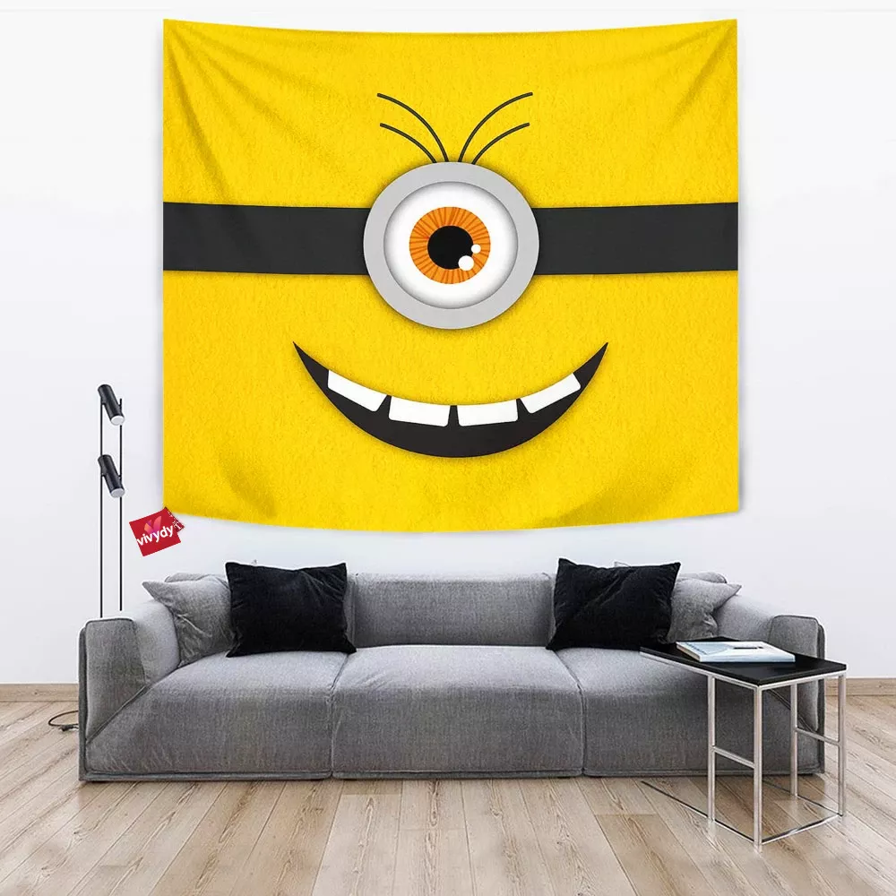 Happy Minion Tapestry