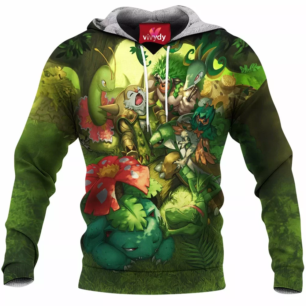 Green Pokemon Hoodie