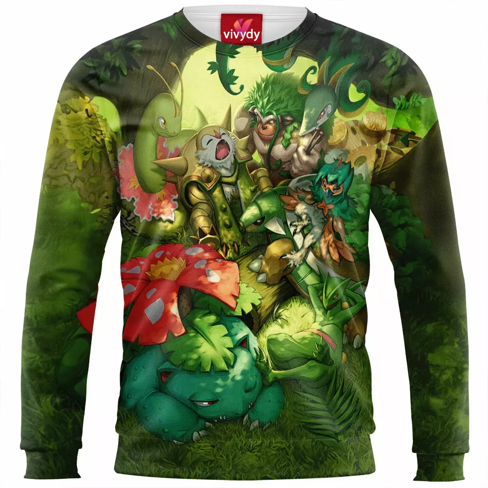 Green Pokemon Sweatshirt