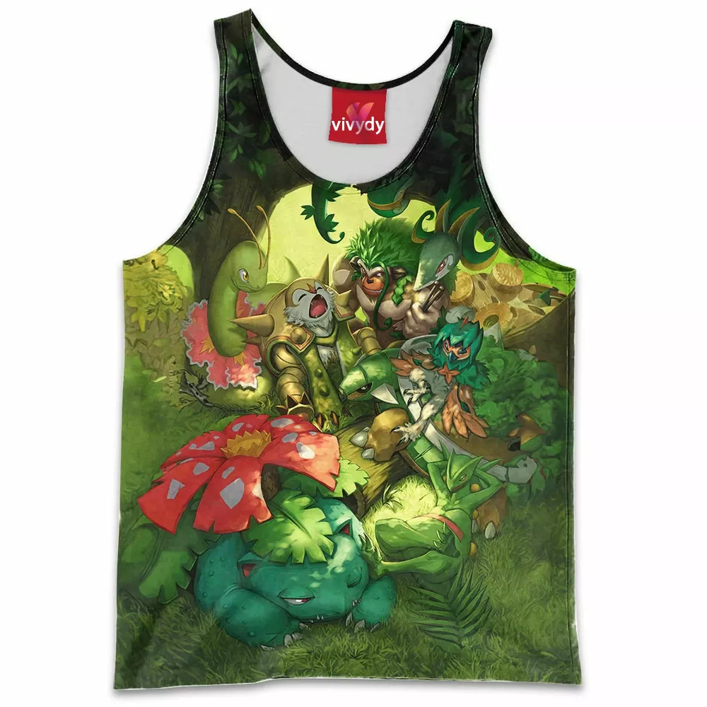 Green Pokemon Tank Top