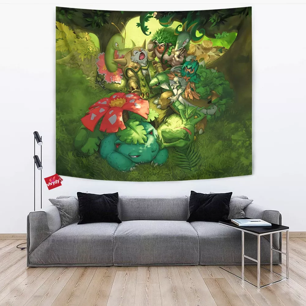 Green Pokemon Tapestry