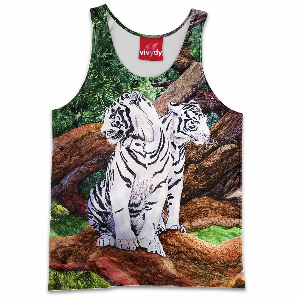 White Tiger Tank Top