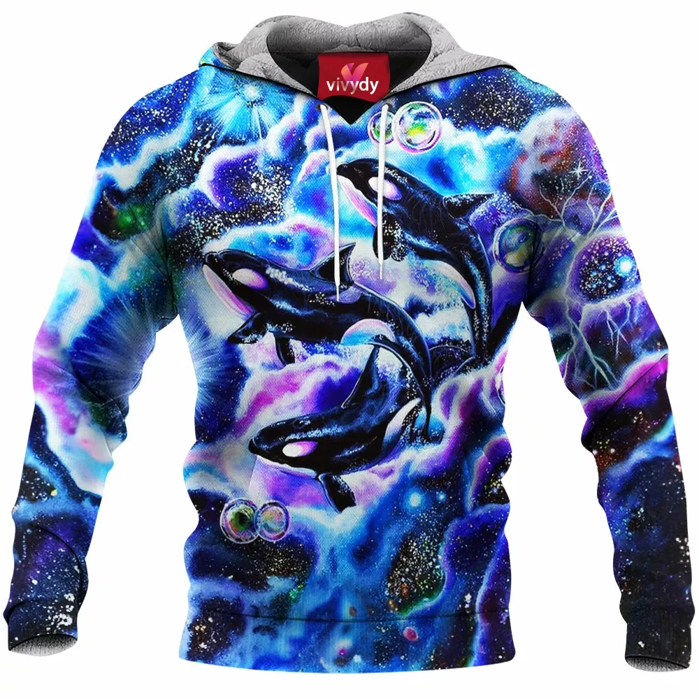 Galaxy Dolphins Hoodie