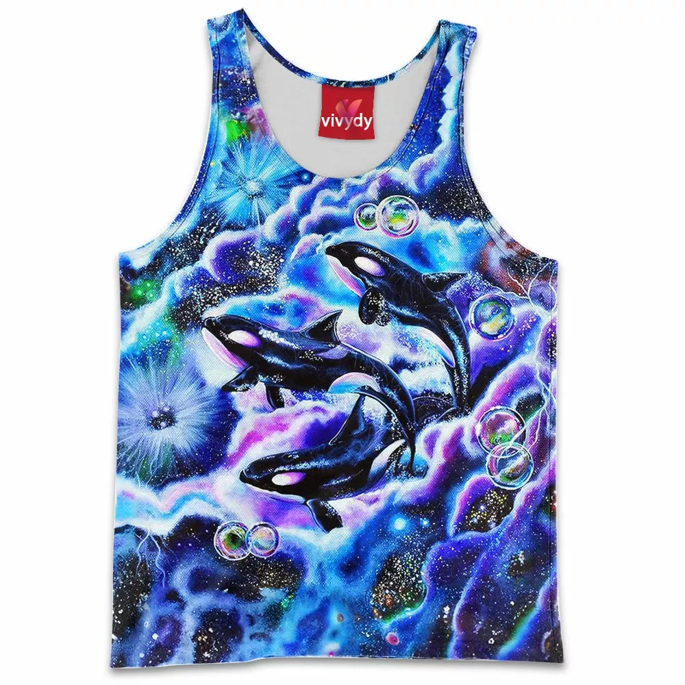 Galaxy Dolphins Tank Top