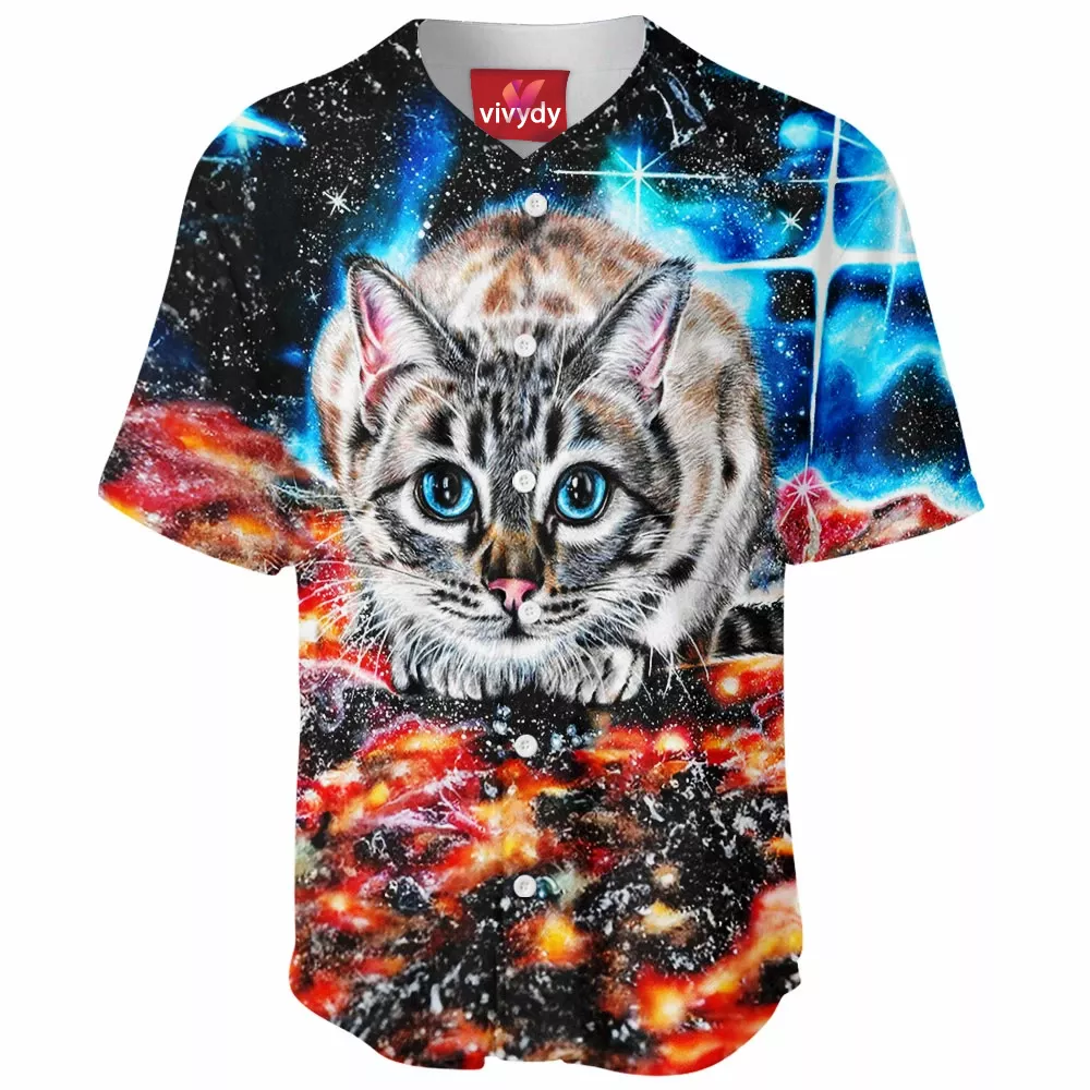 Space Cat Baseball Jersey