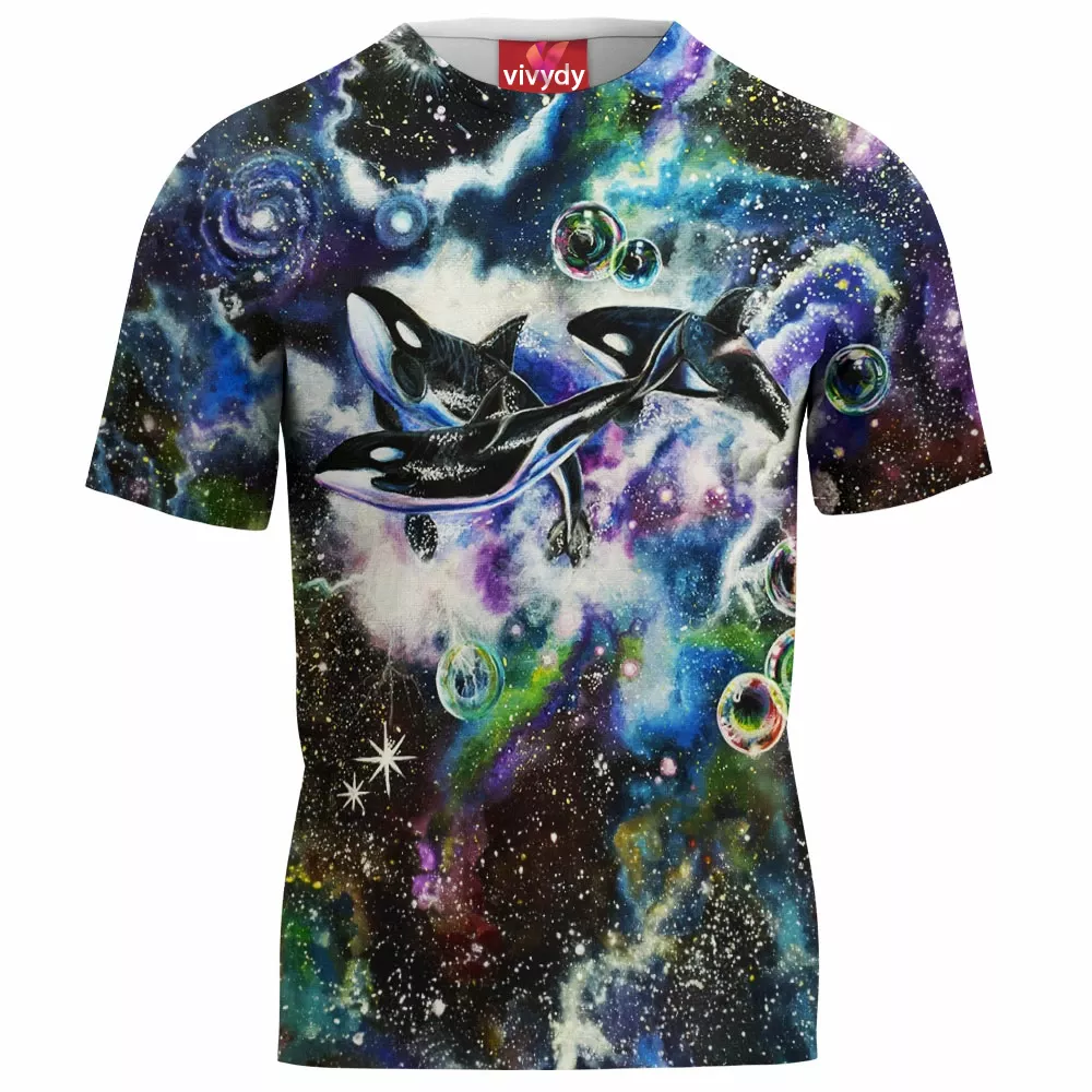 Galaxy Dolphins T-Shirt