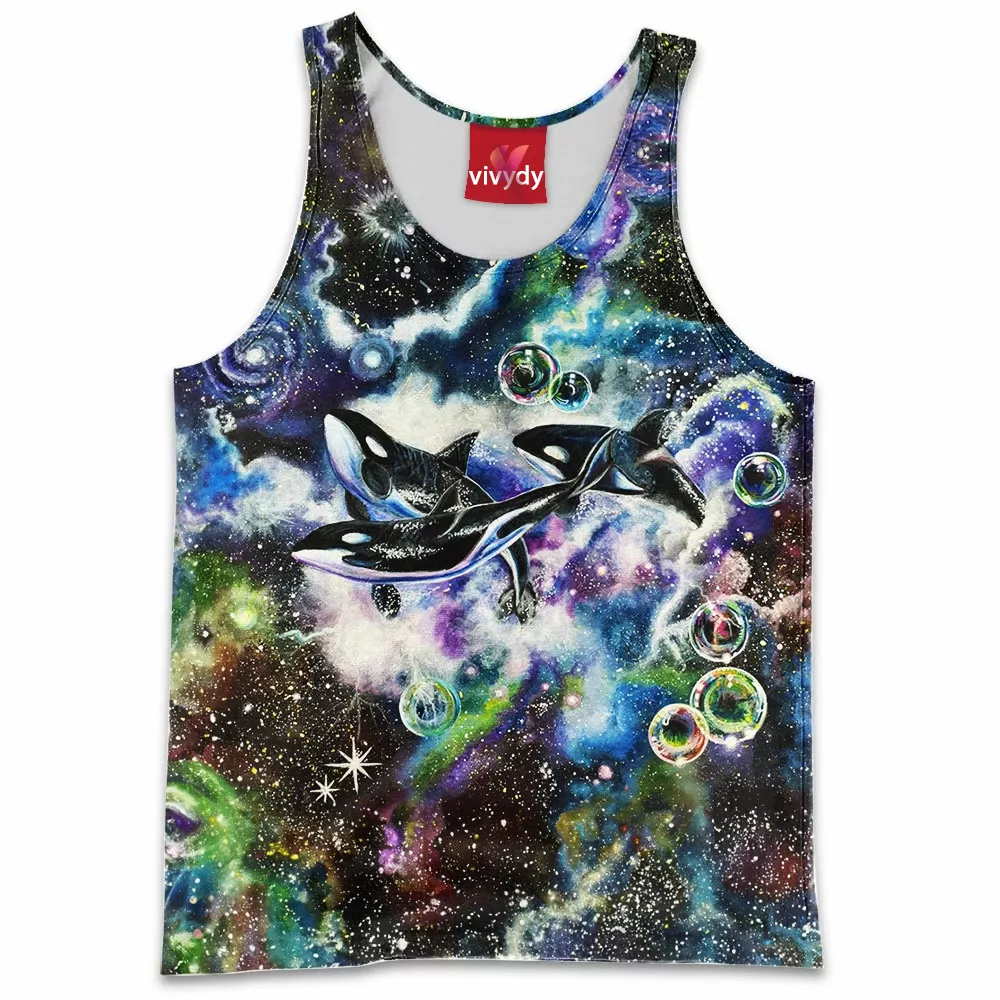 Galaxy Dolphins Tank Top