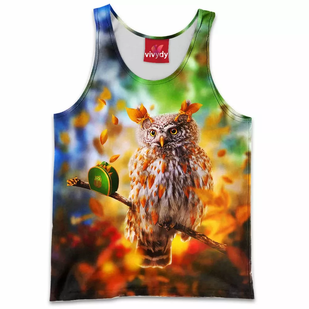 Autumn Owl Tank Top