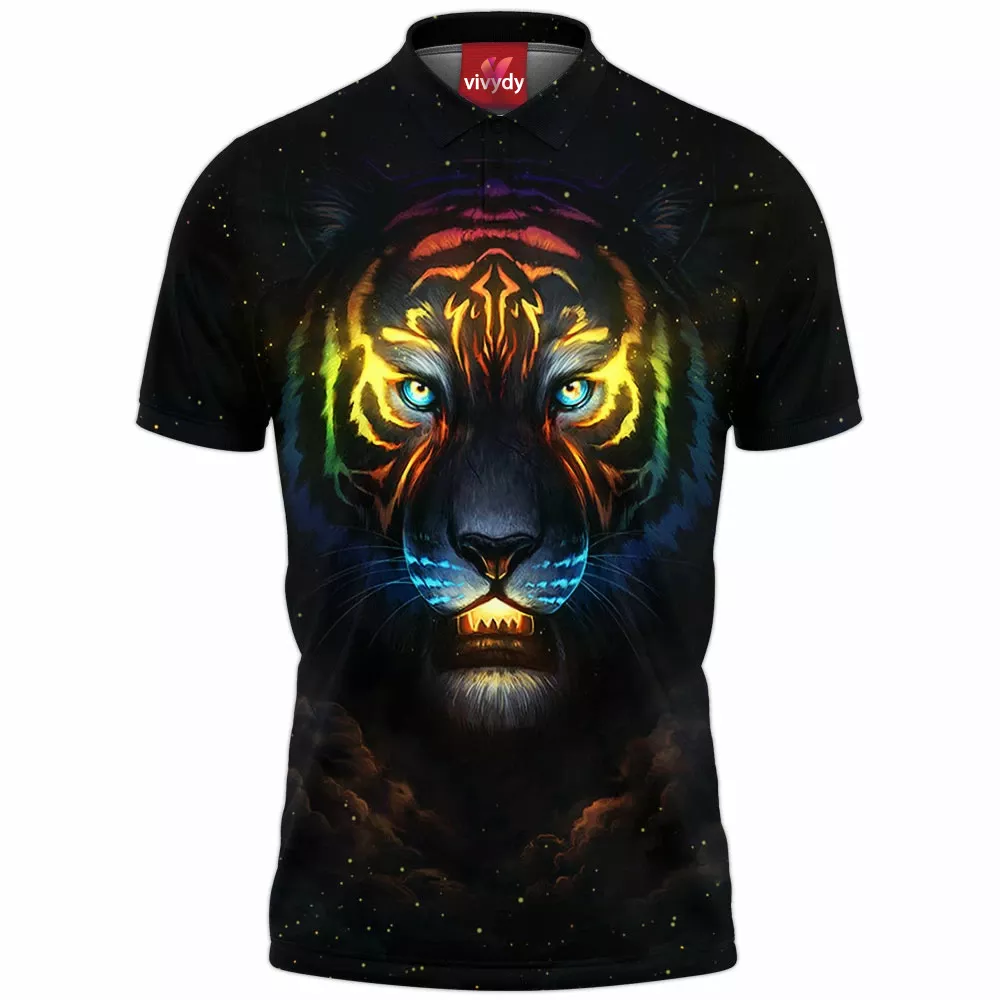 Galaxy Tiger Polo Shirt