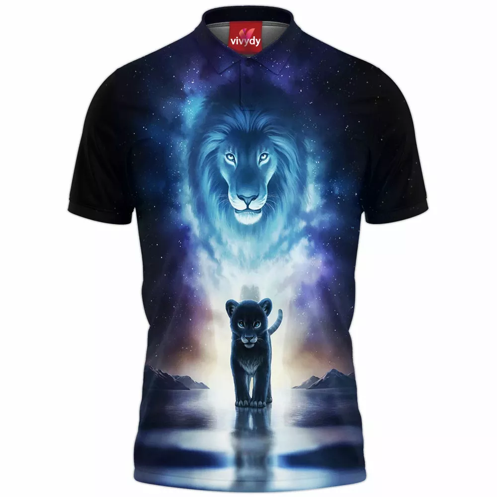 A King Path Lion Polo Shirt