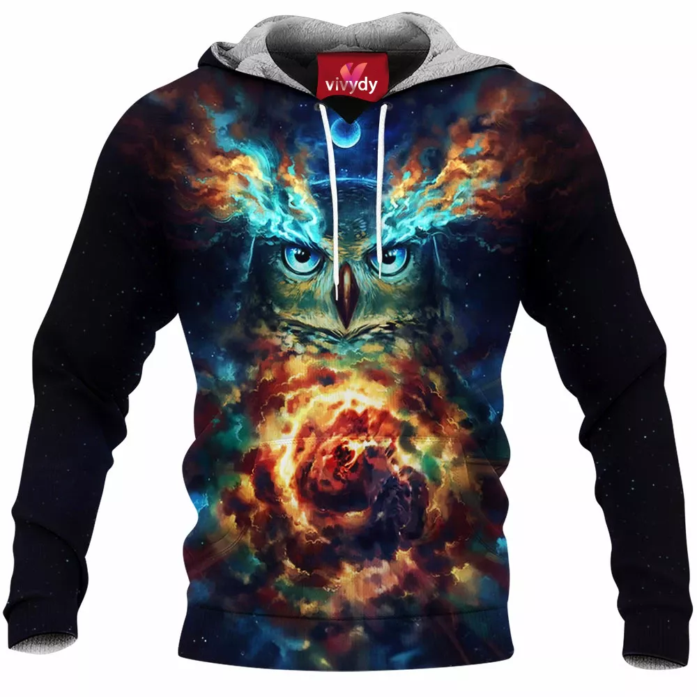 Galaxy Owl Hoodie