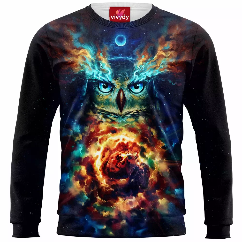 Galaxy Owl Sweatshirt