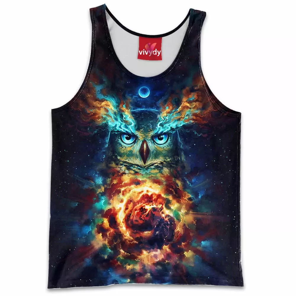 Galaxy Owl Tank Top