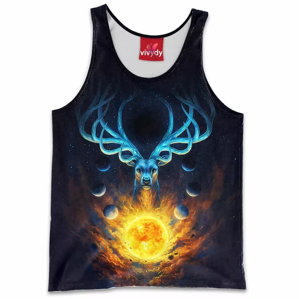 Galaxy Deer Tank Top