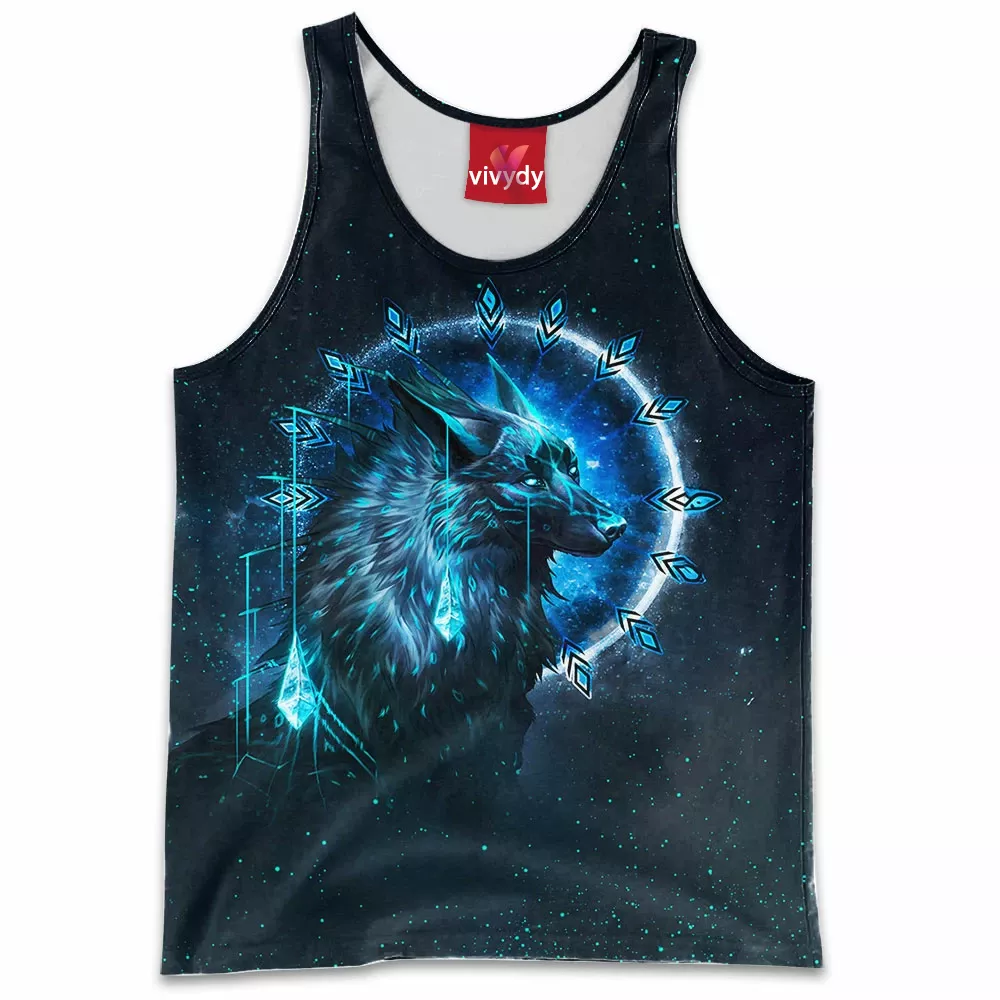 Black Wolf Tank Top