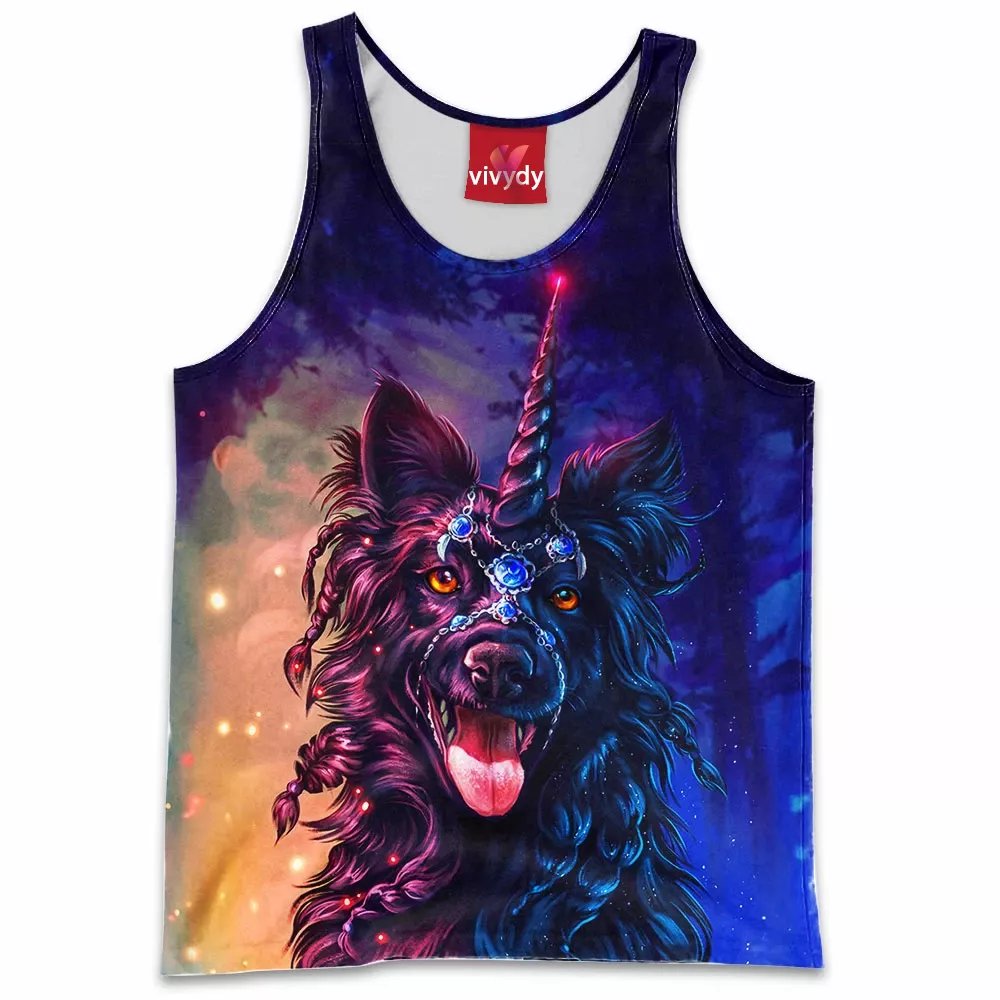 Black Dog Tank Top