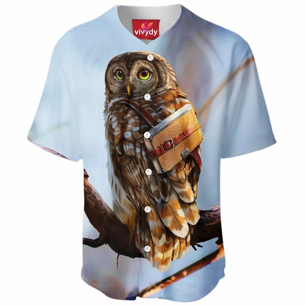 Forest Owl Baseball Jersey