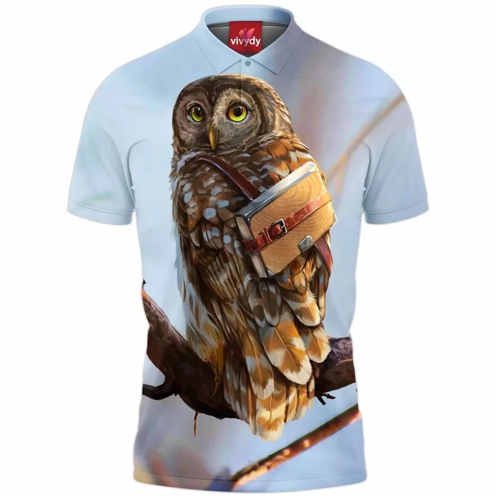 Forest Owl Polo Shirt