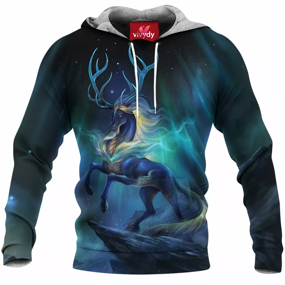 Aurora God Deer Hoodie