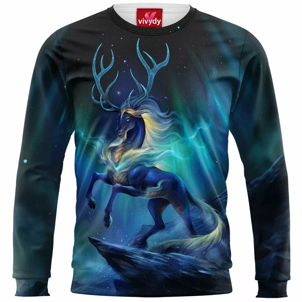 Aurora God Deer Sweatshirt