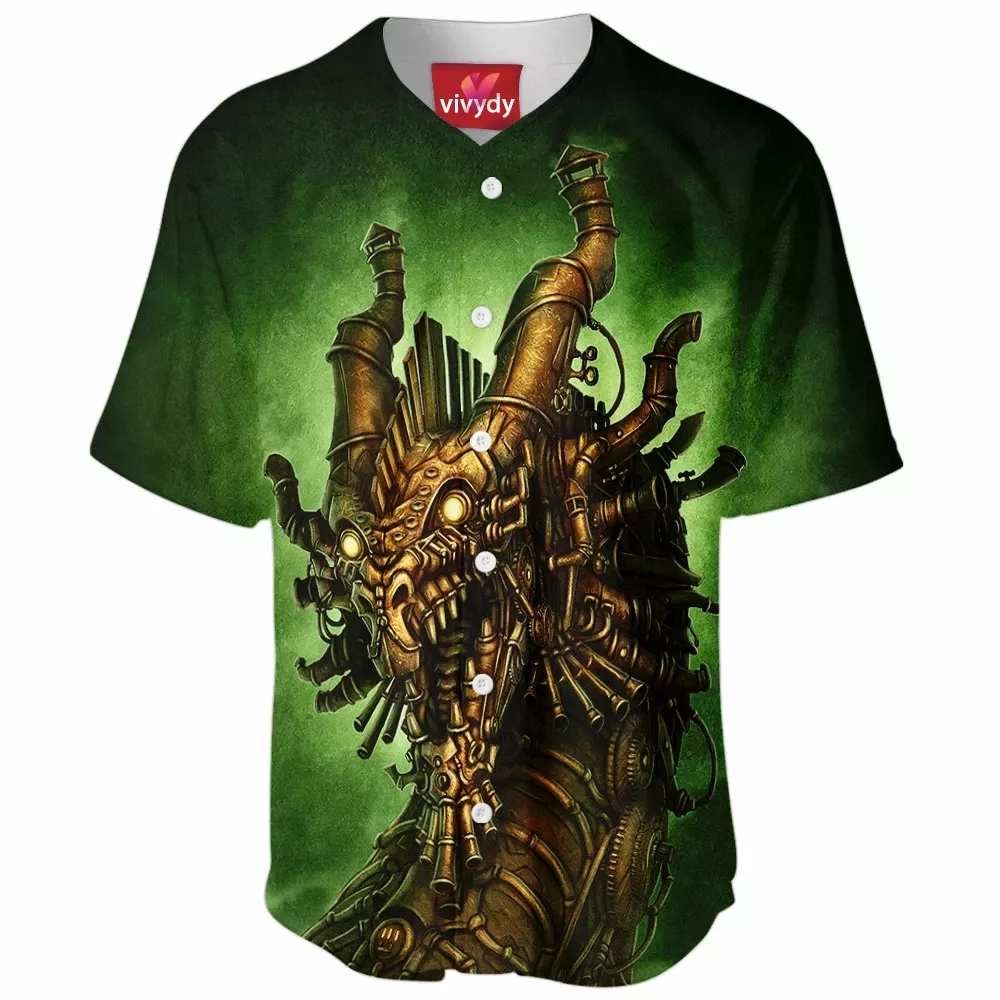 Steampunk Dragon Baseball Jersey