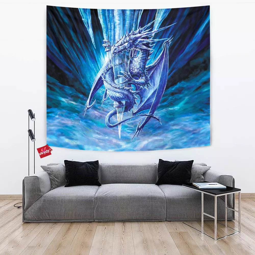 Ice Dragon Tapestry