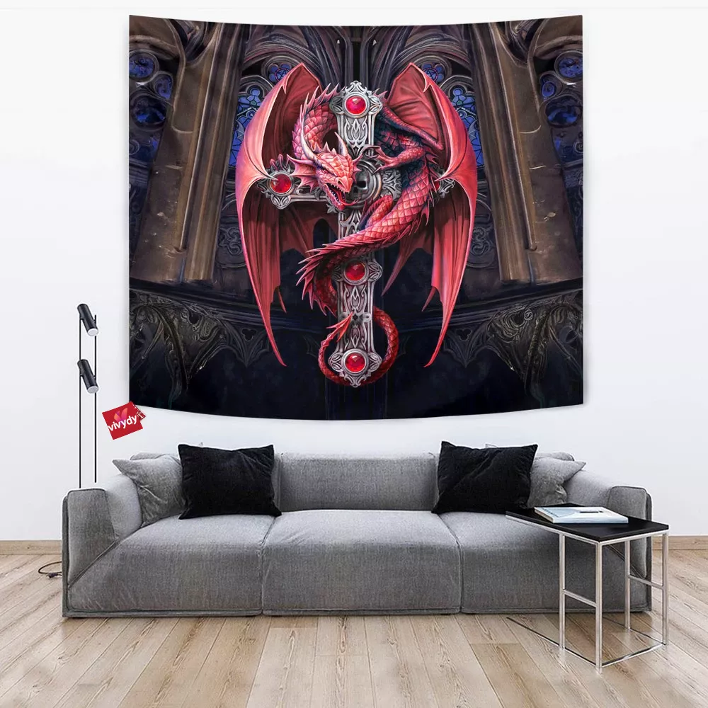 Gothic Dragon Tapestry