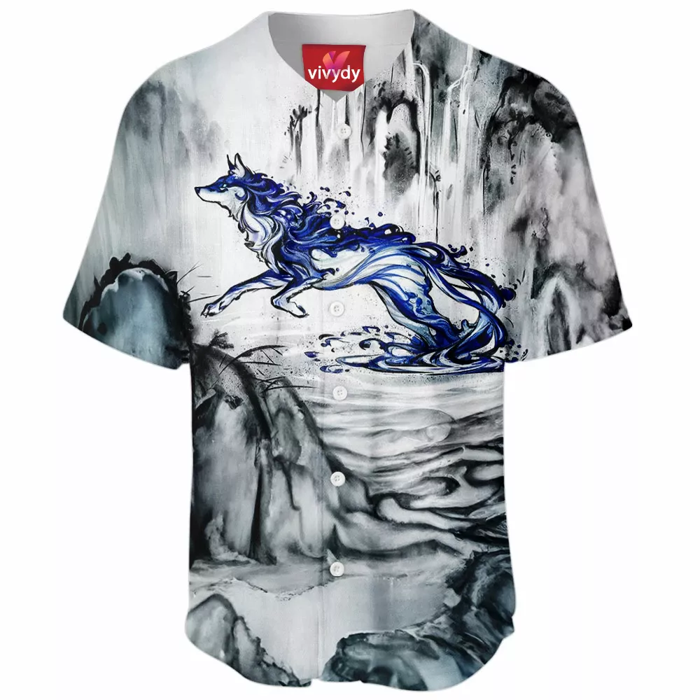 Water Wolf Baseball Jersey