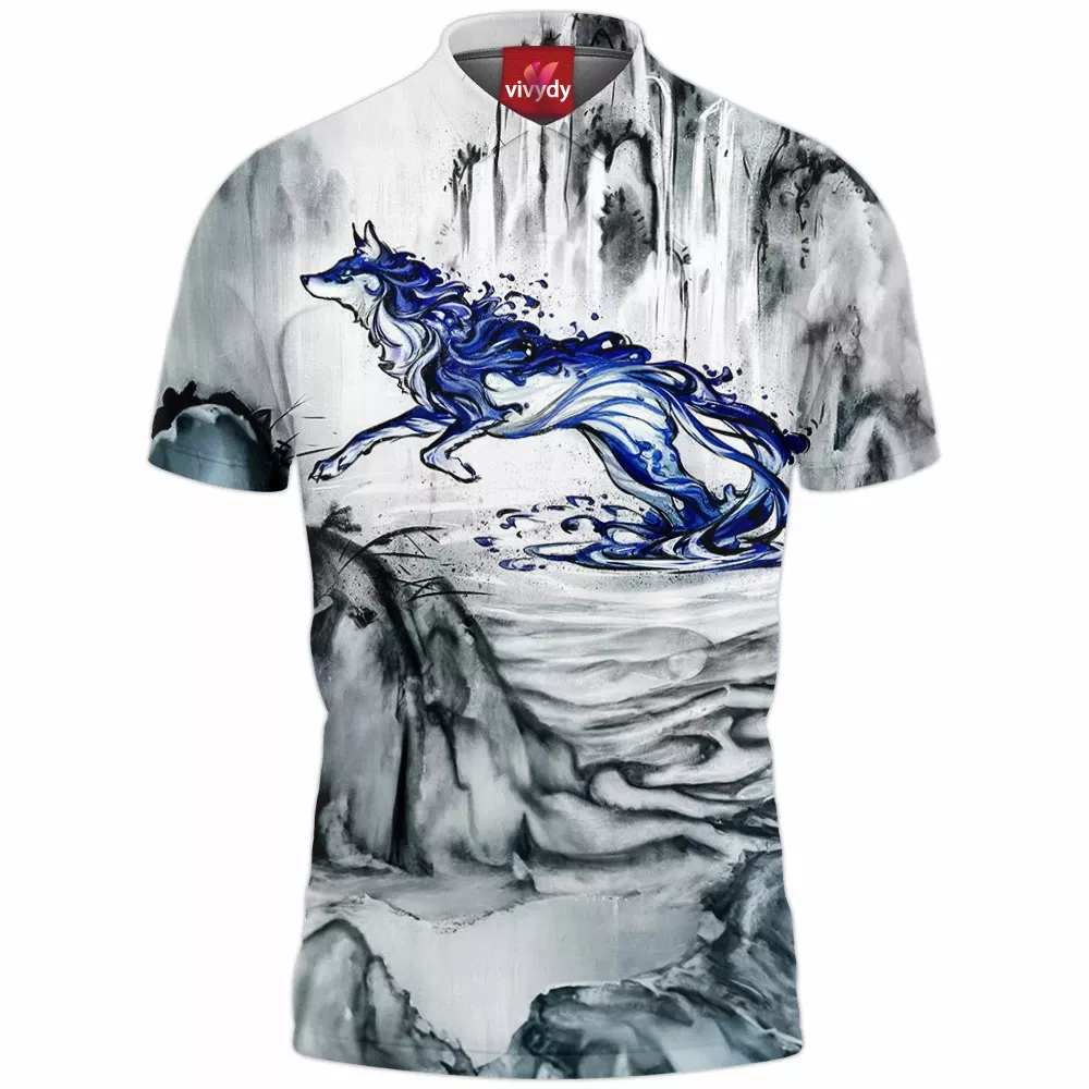 Water Wolf Polo Shirt