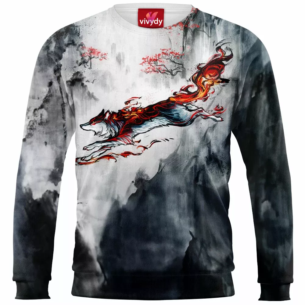 Fire Wolf Sweatshirt