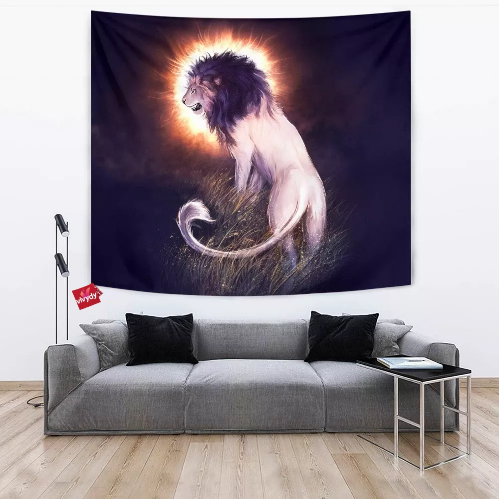 Dawn Breaker Lion Tapestry