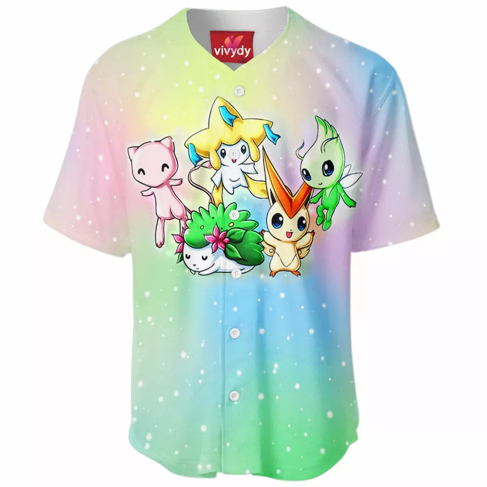 Adorably Legendary Pokemon Baseball Jersey