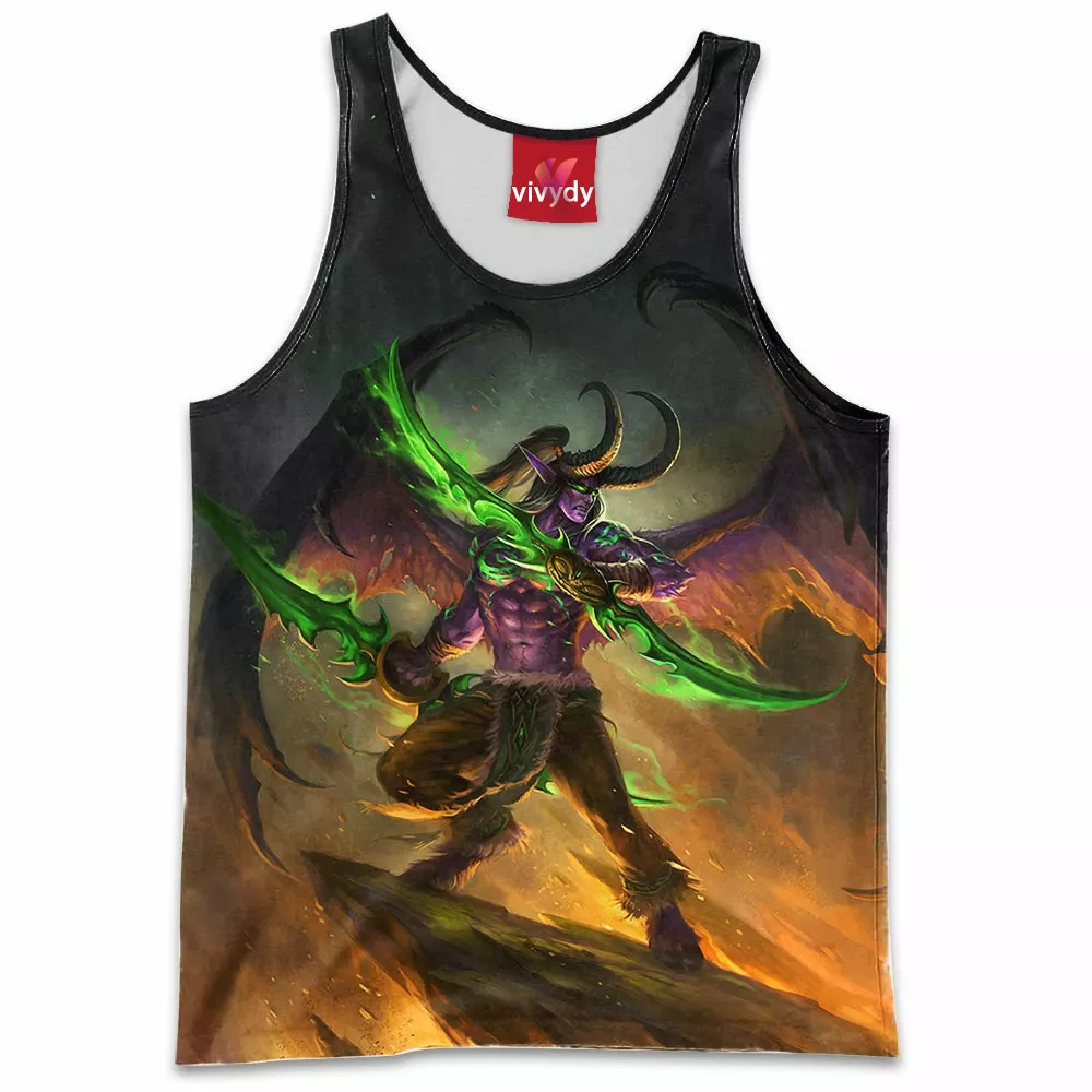 Illidan Stormrage Warcraft Tank Top