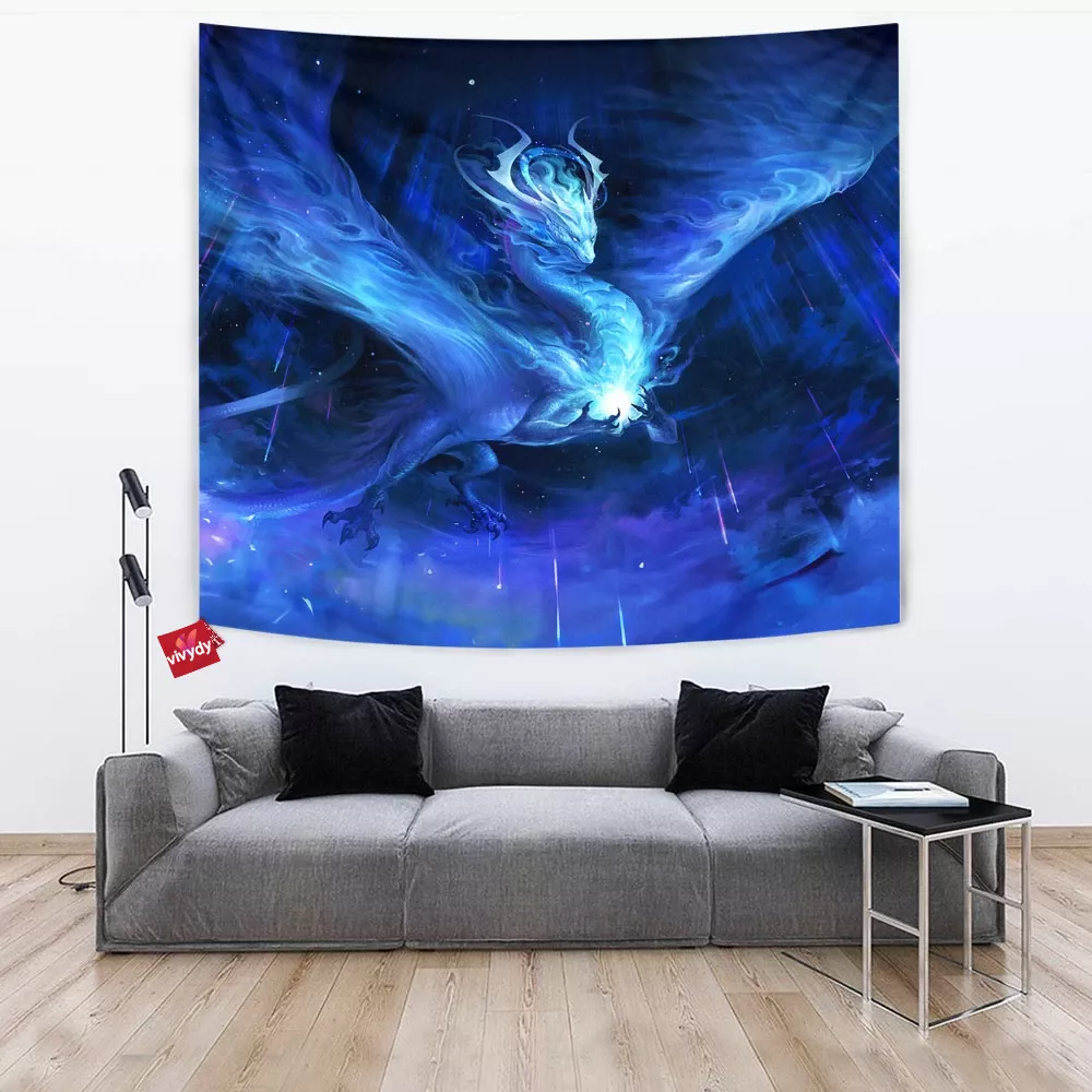 Meteor Dragon Cosmos Tapestry