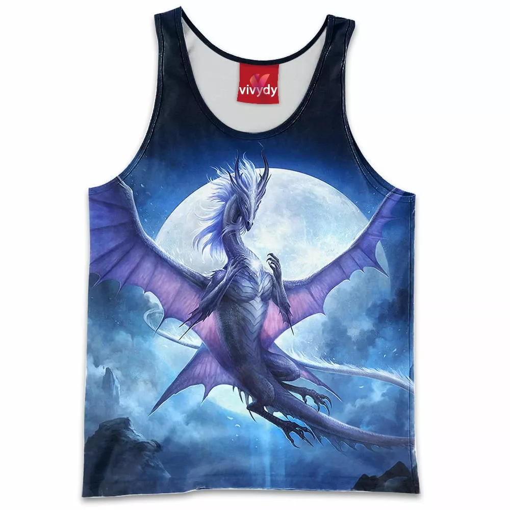 White Dragon Tank Top