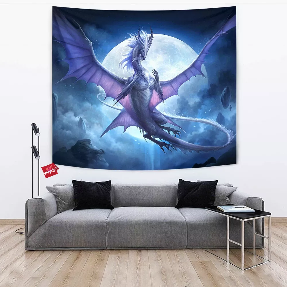 White Dragon Tapestry