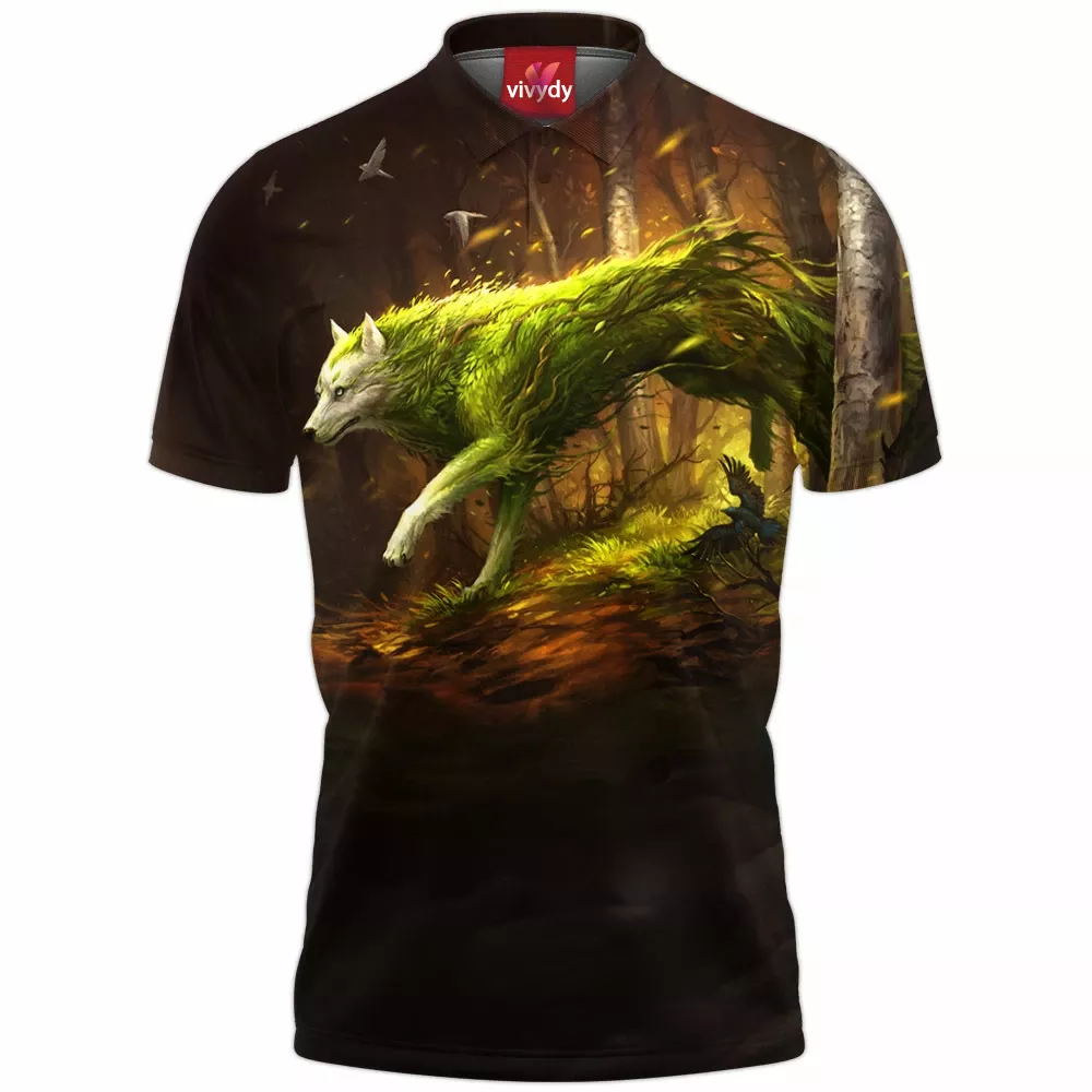 Spirit Wolf Polo Shirt