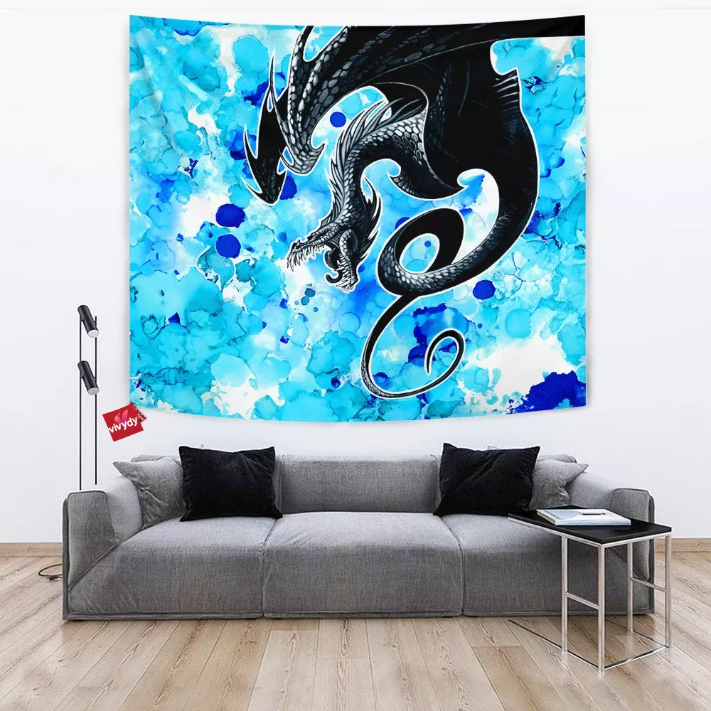 Splatter Dragon Tapestry