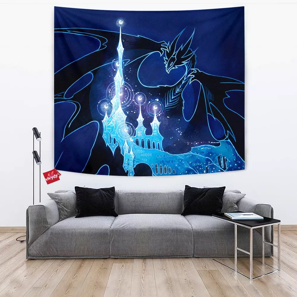 Starlight Towers Dragon Tapestry