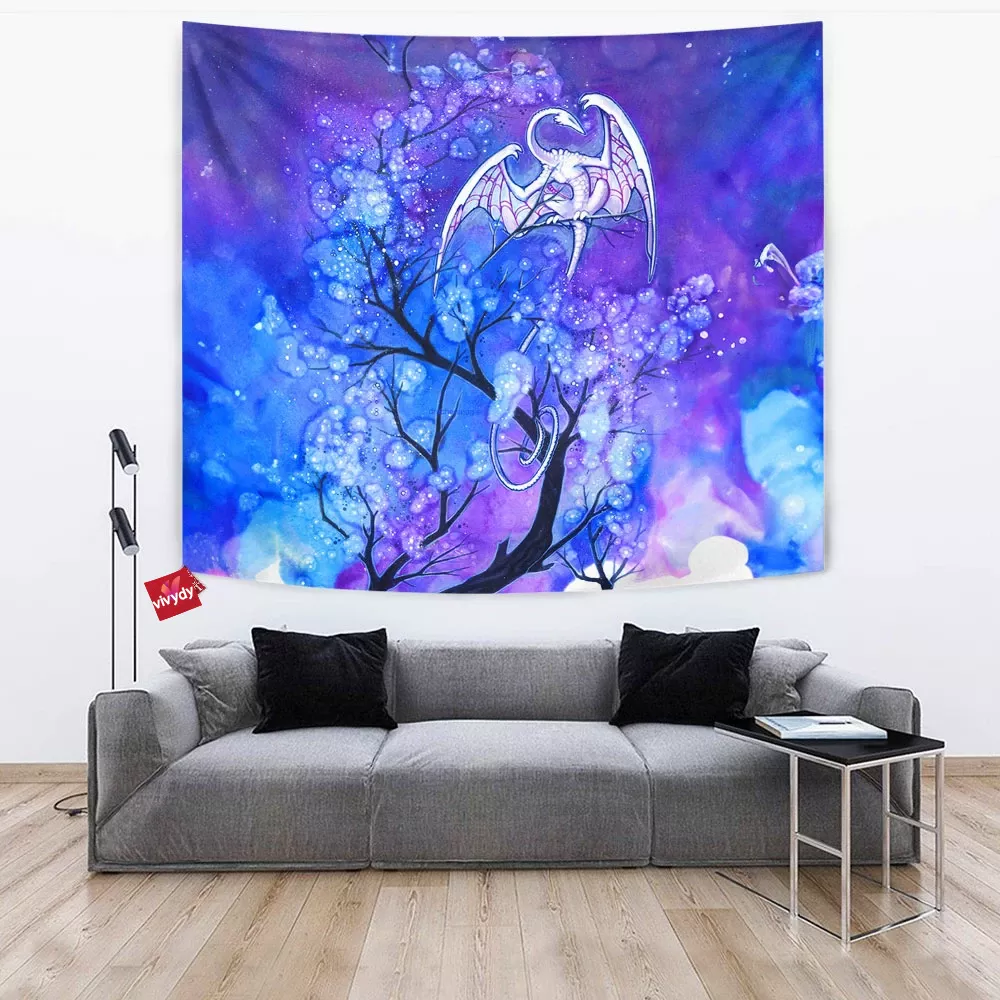 Sky Tree Dragon Tapestry