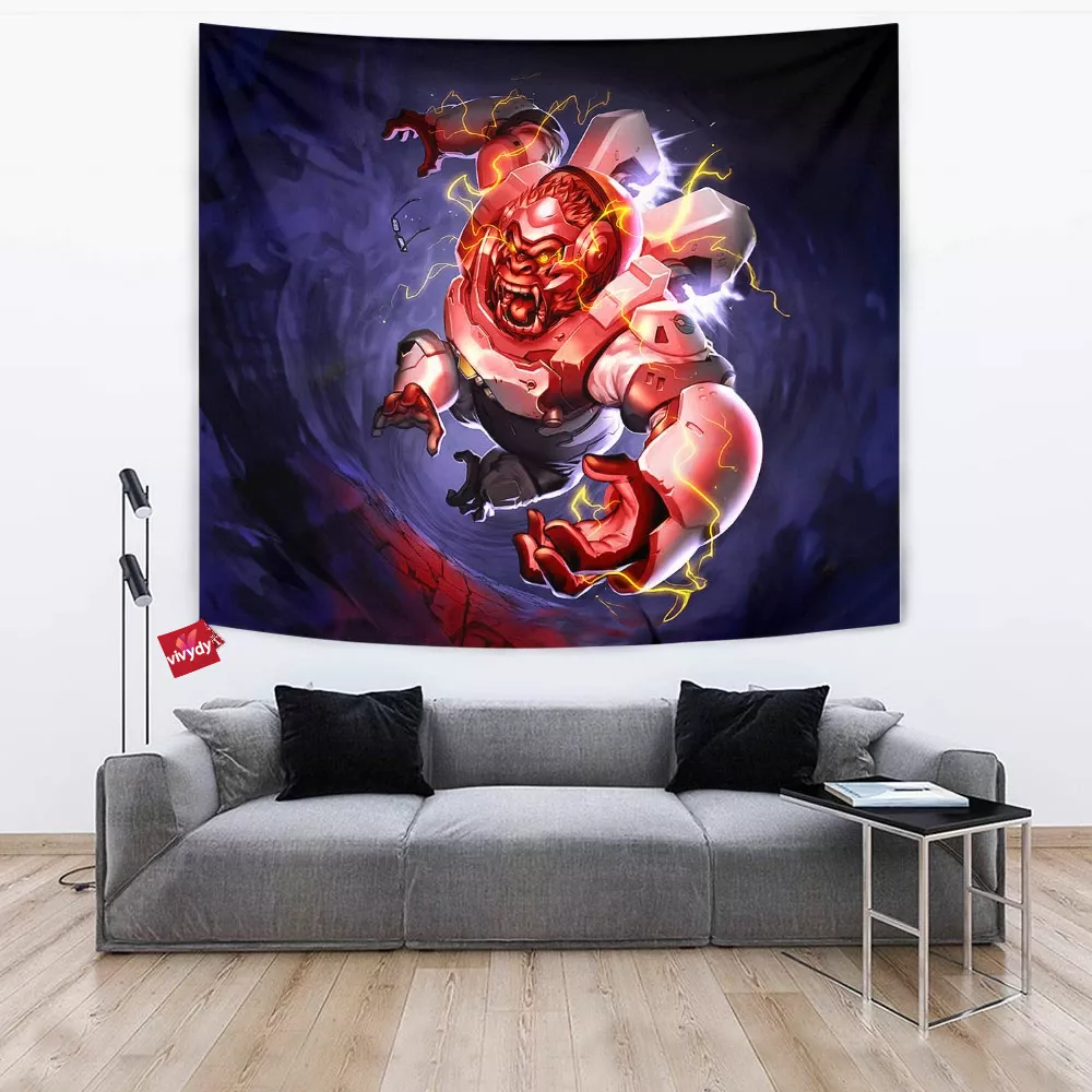 Winston Overwatch Tapestry