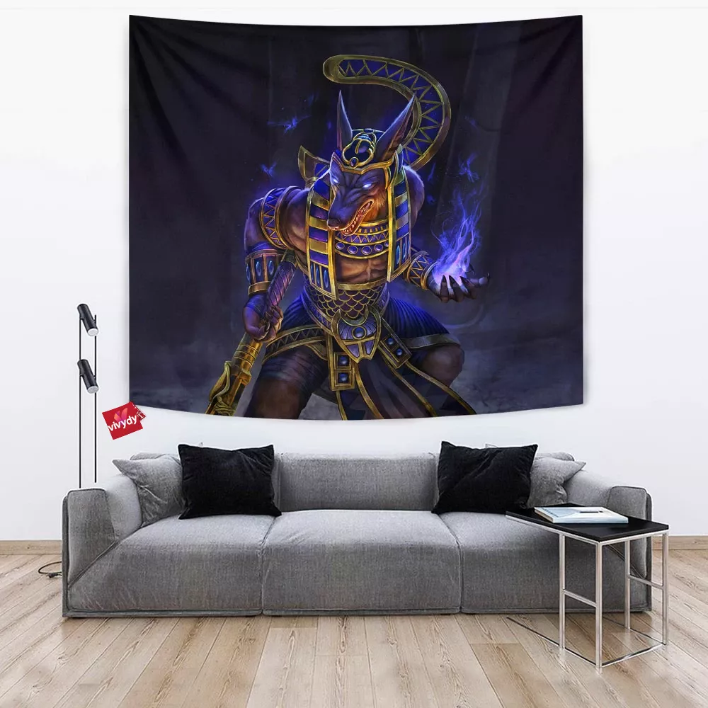 Anubis Smite Tapestry