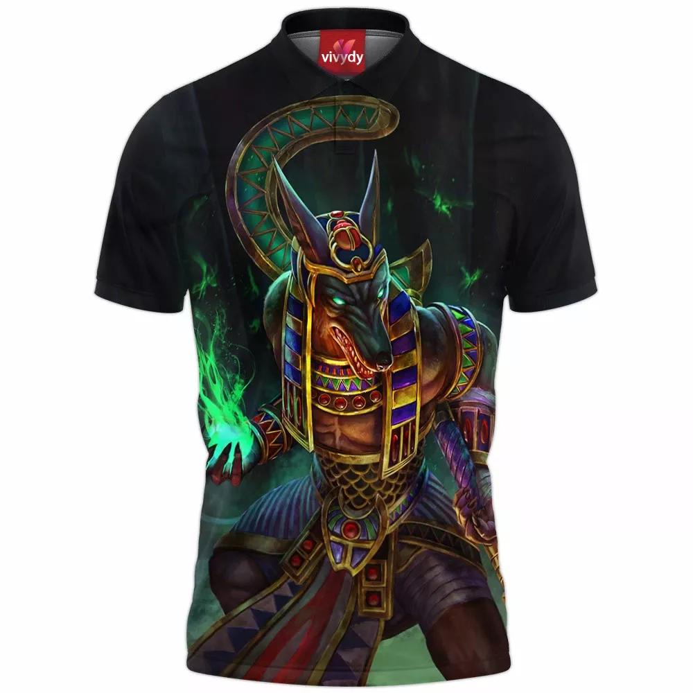 Anubis Gold Polo Shirt