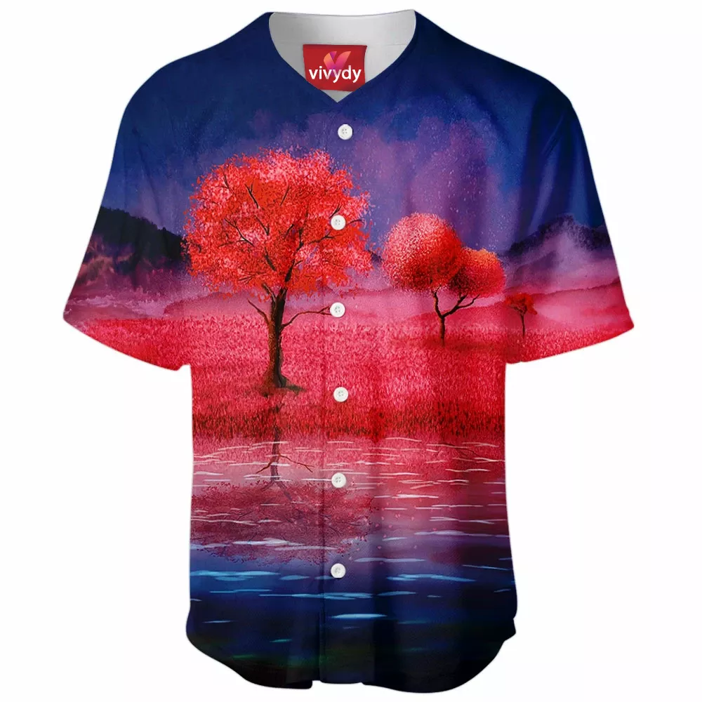 Crimson Nights Baseball Jersey