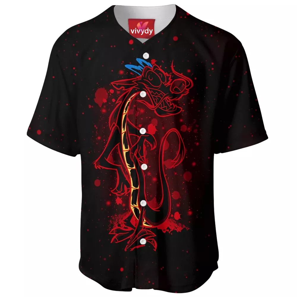 Mushu Mulan Baseball Jersey