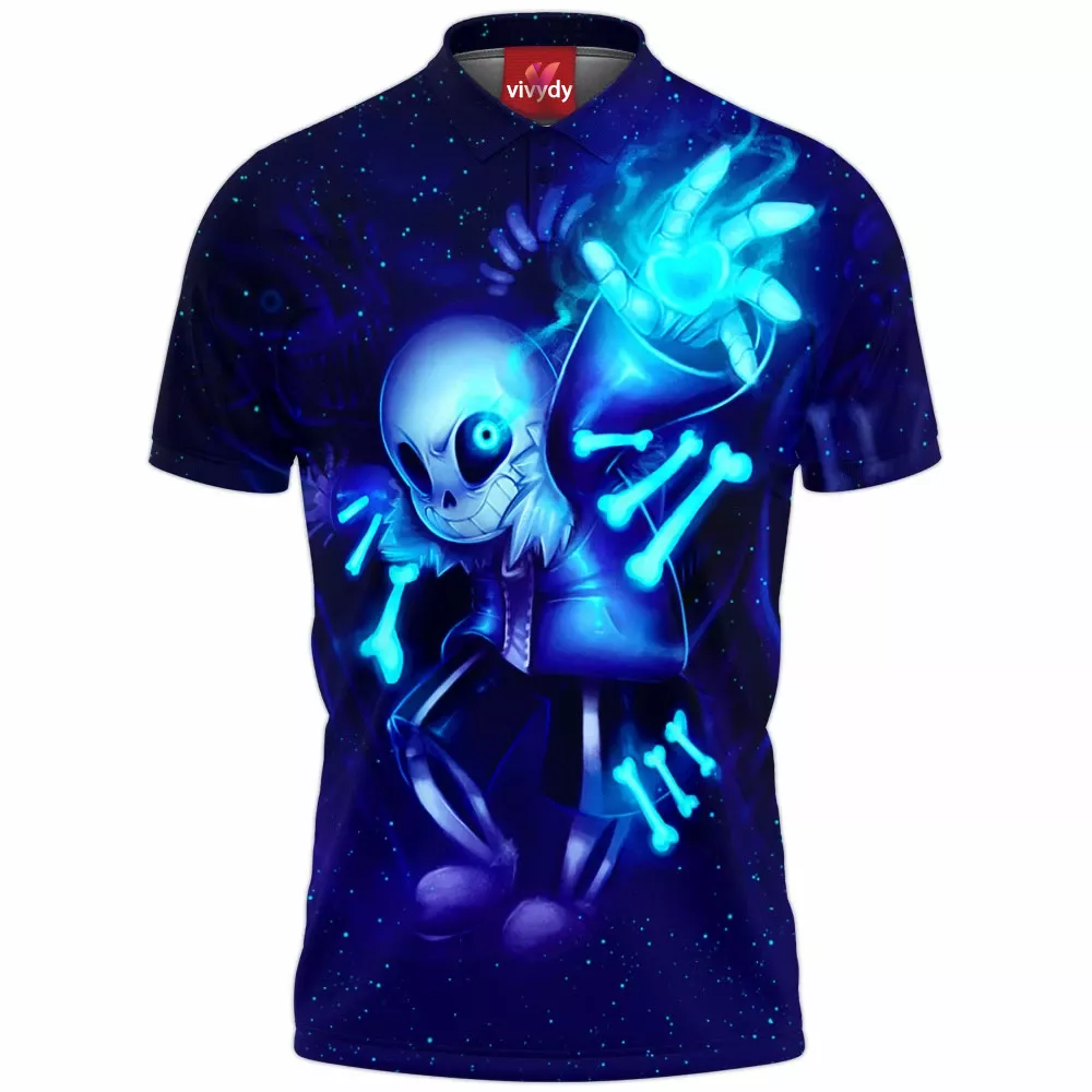 Sans Undertale Polo Shirt