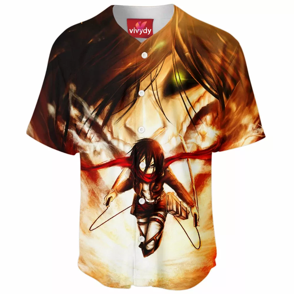 Attack On Titan Baseball Jersey